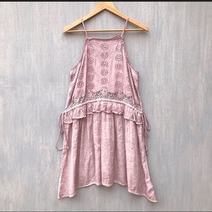 Topshop boho festival eyelet dress